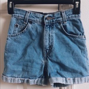 High waisted shorts